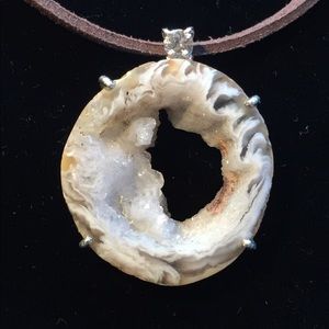 Druzy necklace